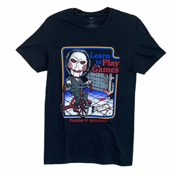 SAW Graphic T Shirt Black - Picture 1 of 7